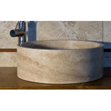  Traverten SİLİNDİR LAVABO